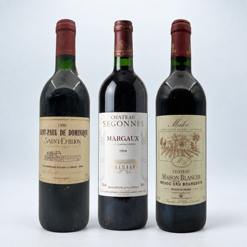 Bordeaux 1990-luku - Maistelulaatikko