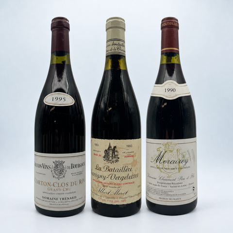 Kypsä punainen Bourgogne - Maistelulaatikko