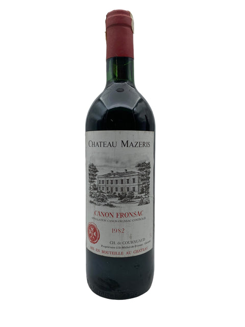 Chateau Mazeris Canon Fronac 1982