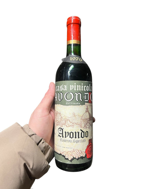 Casa Vinicola Avondo Gattinara Riserva -tutkimus 1970