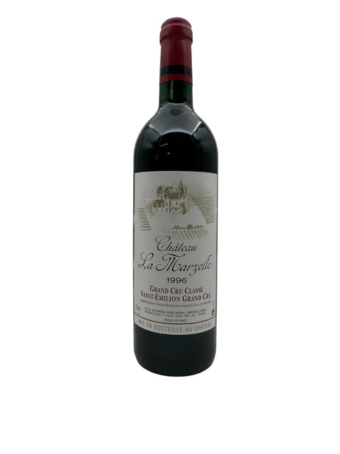 Château La Marzelle 1996 pullo punaviiniä