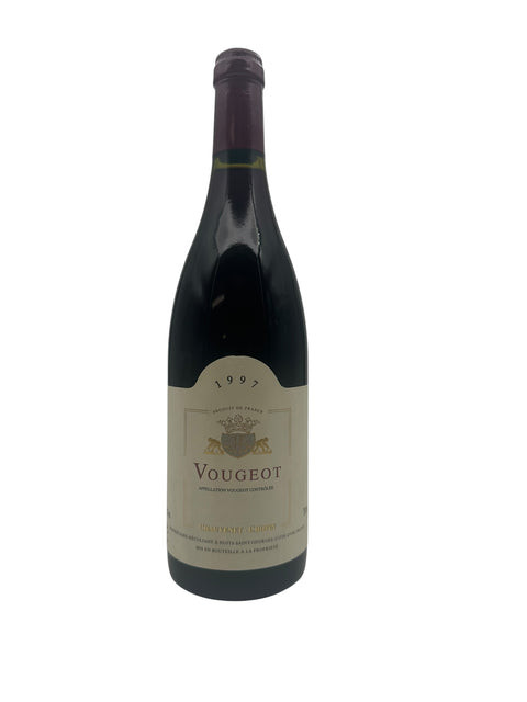 Pullo Vougeot Chauffray-Chopin 1997 punaviiniä Burgundiasta