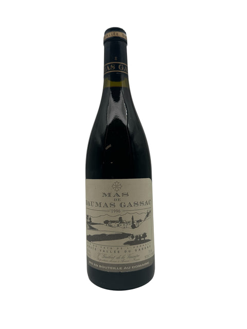 Pullo Mas de Daumas Gassac 1996 punaviiniä