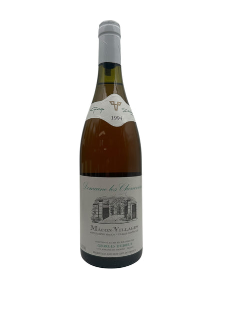 Mâcon Village -valkoviini Georges Duboeuf vuodelta 1994