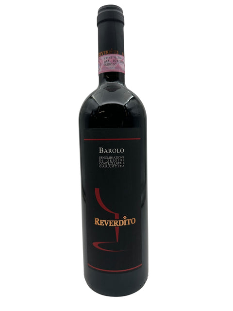 Pullo Barolo Reverdito 2019 punaviiniä