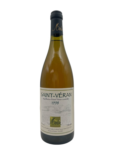 Saint Véran Merlin 1998 valkoviinipullo