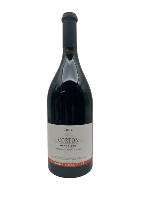 Pullo Corton Domaine Tollot-Beaut 2004 punaviiniä