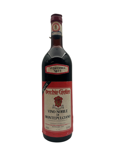 Pullo Vino Nobile di Montepulcianoa 1977 Vecchia Cantinasta