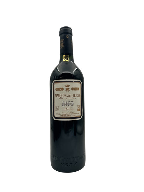 Pullo Dalmau Marqués de Murrieta 2003 Riojan punaviiniä
