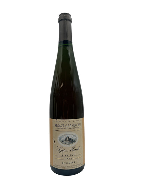 Pullo Riesling Sipp Mack 1998 Alsace Grand Crulta