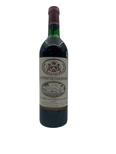 Pullo Château de Camensac 1970 punaviiniä