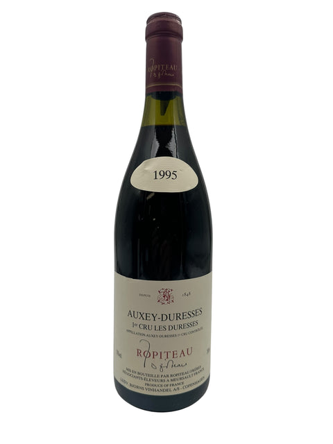 Pullo Auxey-Duresses Ropiteau 1995 punaviiniä