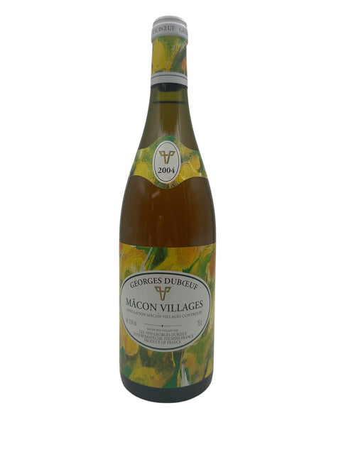 Pullo Mâcon Villages Georges Dubœuf 2004 valkoviiniä