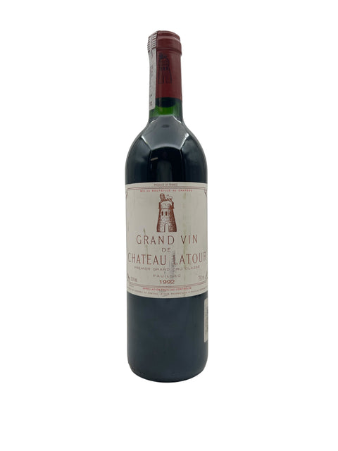 Pullo Grand Vin de Château Latouria vuodelta 1992