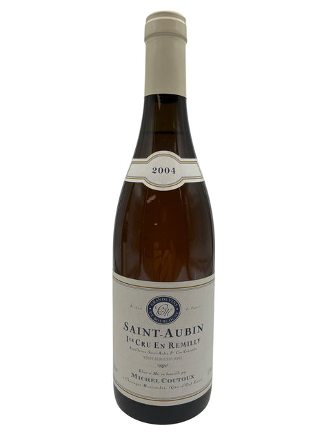 Pullo Saint-Aubin Michel Coutoux 2004 valkoviiniä