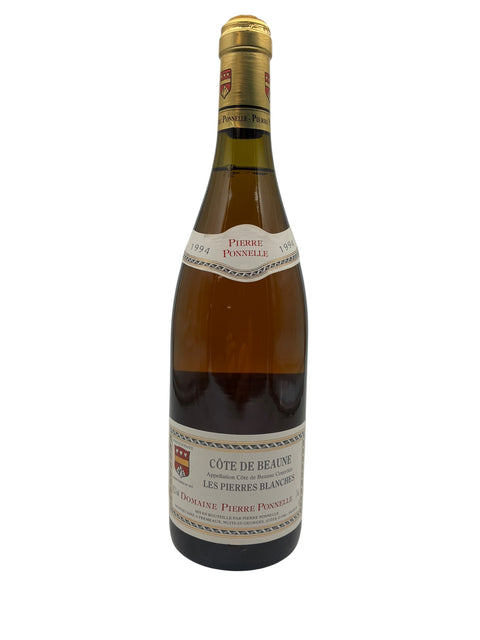 Pullo Côte de Beaune Pierre Ponnelle 1994 valkoviiniä