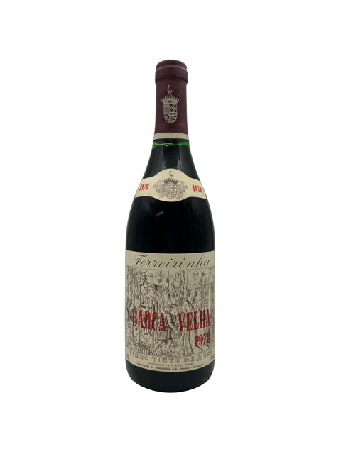 Pullo Barca Velha Ferreirinha 1978 punaviiniä