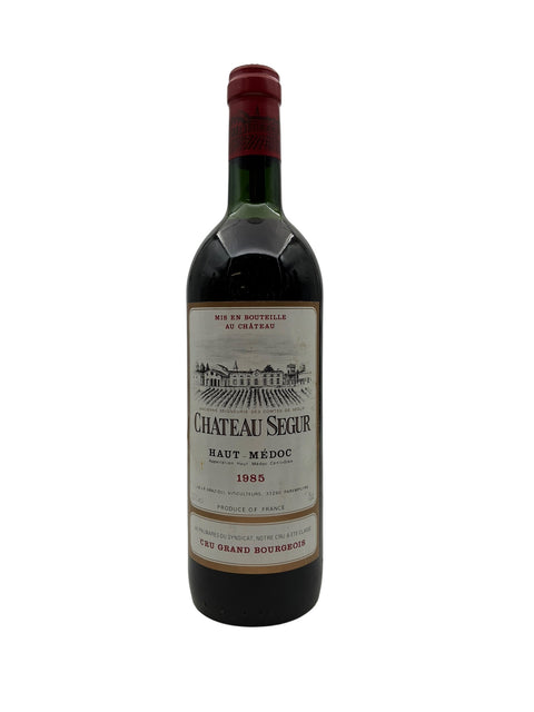 Château Ségur 1985 pullo Haut Médocilta