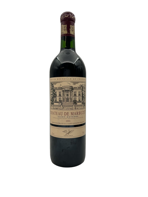 Chateau de Marbuzet punaviinipullo 1991