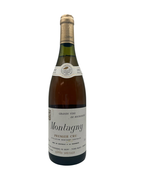 Pullo Montagny Premier Cru 1992 Vignerons de Buxylta