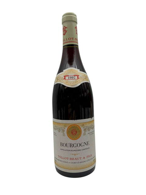 Bourgogne 1997 pullo Tollot-Beautilta, ranskalainen punaviini