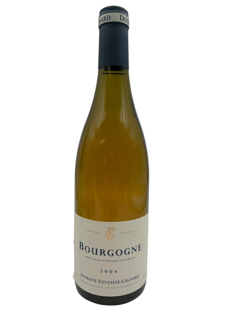 Pullo Bourgogne Domaine Fontaine-Gagnard 2004 valkoviiniä