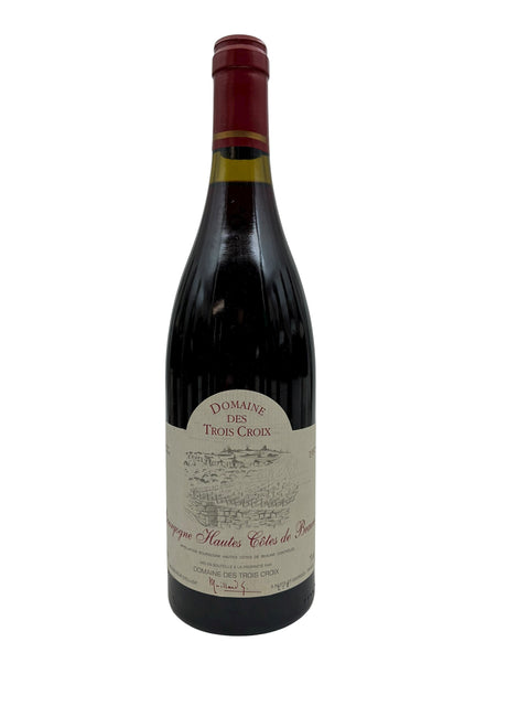 Pullo Burgundy Domaine des Trois Croix 1978 punaviiniä