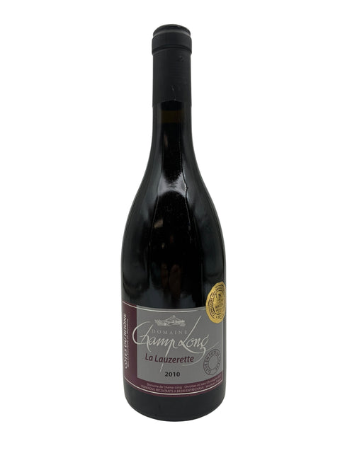 Pullo La Lauzerette -punaviiniä Domaine de Champ Longilta 2010