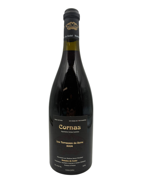 Pullo Cornas Domaine du Coulet 2004 punaviiniä