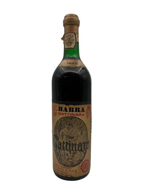 Pullo Gattinara Barra -vintagea 1958