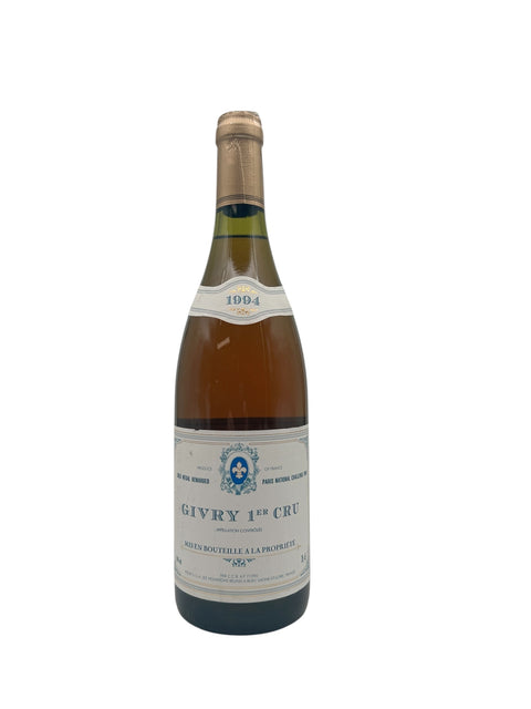 Pullo valkoviiniä Givry 1er Cru 1994
