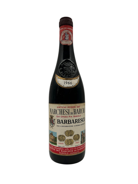 Barbaresco-viini Marchesi di Barolo -vintagesta 1966