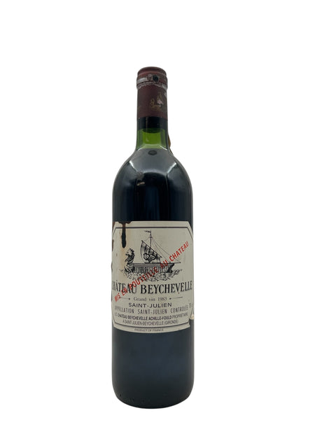 Pullo Château Beychevelleä 1983 Saint-Julienista