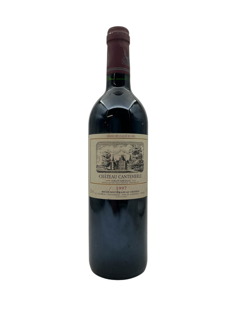 Pullo Château Cantemerle 1997 punaviiniä Haut-Médocista