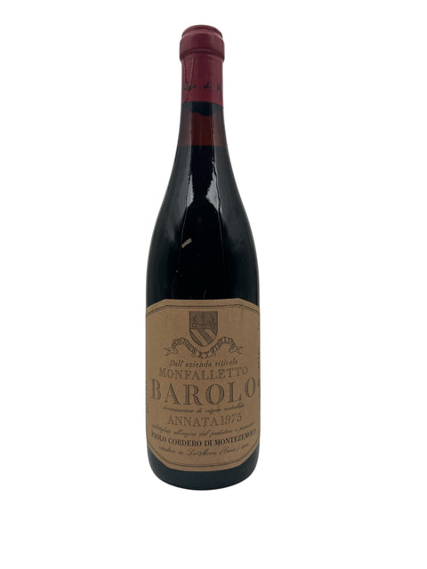 Barolo-punaviinipullo vuodelta 1975, Paolo Cordero di Montezemolo
