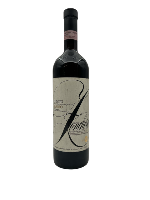 Pullo Barolo Zonchera 1975 punaviiniä