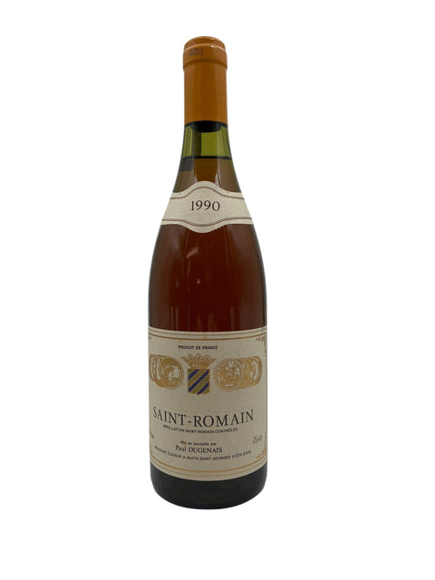 Pullo Saint-Romain Paul Dugnais 1990 valkoviiniä