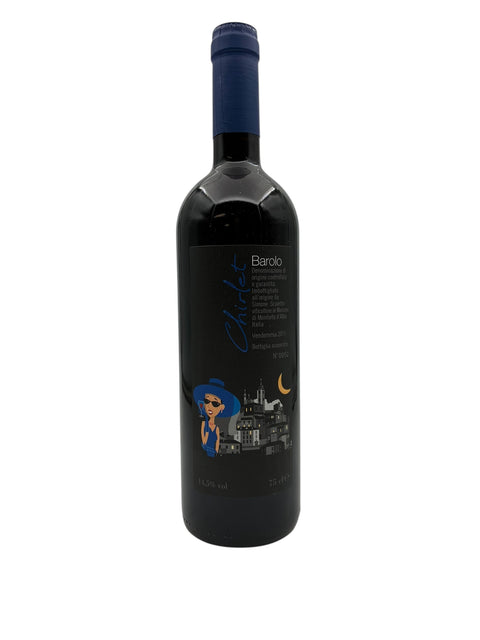 Pullo Barolo Simone Scaletta 2011 punaviiniä