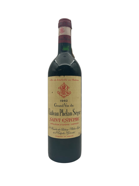 Pullo Château Phelan Séguria 1982 Saint-Estèphestä
