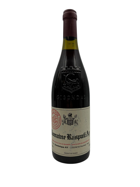 Pullo Gigondas Domaine Raspail Ay 2018 punaviiniä