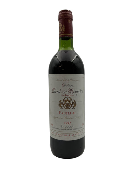 Pullo Chateau Plombier-Monplaisir 1992, Pauillac