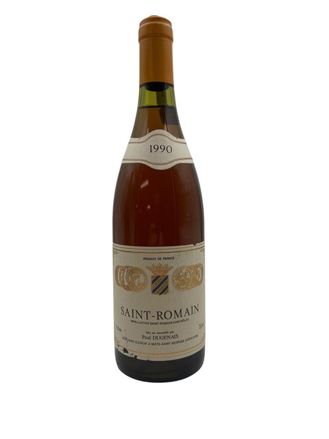 Pullo Saint-Romain Paul Dugenais 1990 valkoviiniä