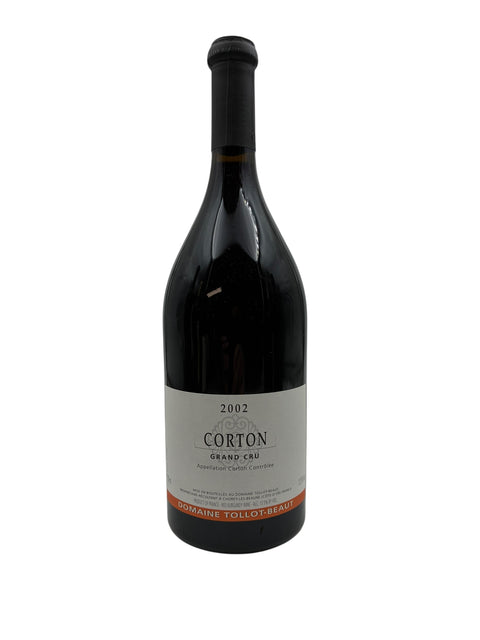 Pullo Corton Domaine Tollot-Beaut 2002 punaviiniä