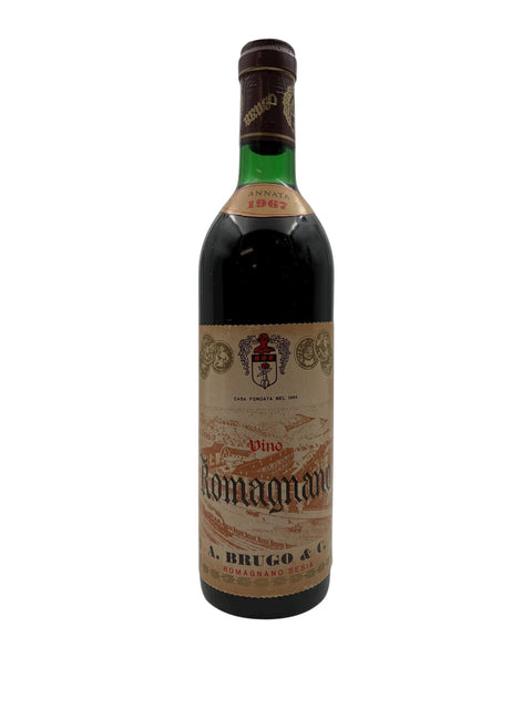 Romagnano A. Brugo 1967 punaviini Italiasta