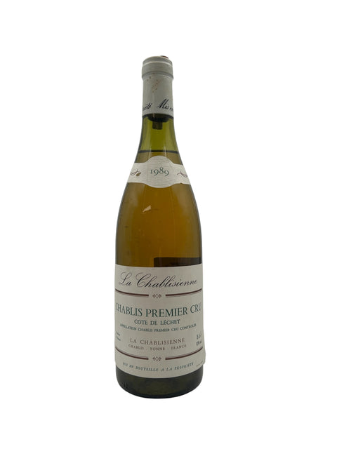 Pullo Chablis Premier Cru Chablis La Chablisienne 1989