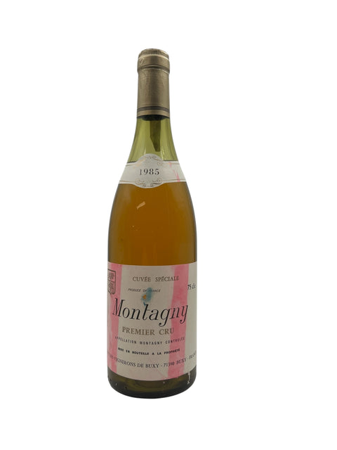 Montagny Premier Cru 1985 -valkoviini Vignerons de Buxylta