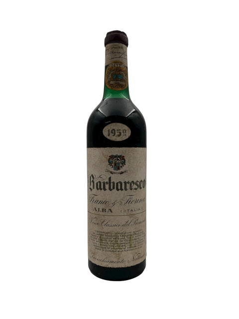 Barbaresco Franco Fiorina 1959 pullo