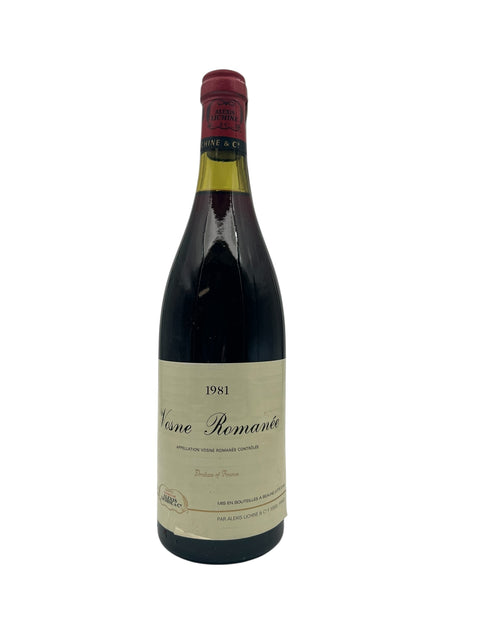 Punaviinipullo Vosne Romanée Alexis Lichine 1981