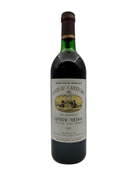 Pullo Château Cantegric Listrac-Médocia 1989
