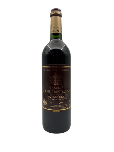 Kuva Chateau Larose Trintaudon 2001 -pullosta